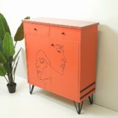 Anni's Art and Living-Lineart-Schrank-Highboard-Schuhschrank-Möbeldesign-ausaltmachneu-modern-Vintagemöbel-Retromöbel
