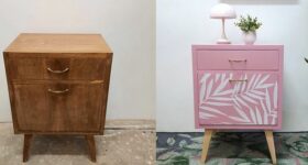 Anni's Art and Living-Möbel-Upcycling-ausaltmachneu-Wien-Vintagemöbel-Nachtkästchen-50er-vorher-nachher