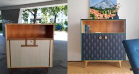Midcentury Vintage Möbel-ausaltmachneu-außergewöhnlich-individuell-einzigartig-Upcycling-Wien-vorher-nachher