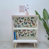 Anni's Art and Living-Butterfly-Regal-Schmetterlinge-Kindermöbel-Interiordesign-nachhaltig-einzigartig-Wien-Upcycling-Anni Mori